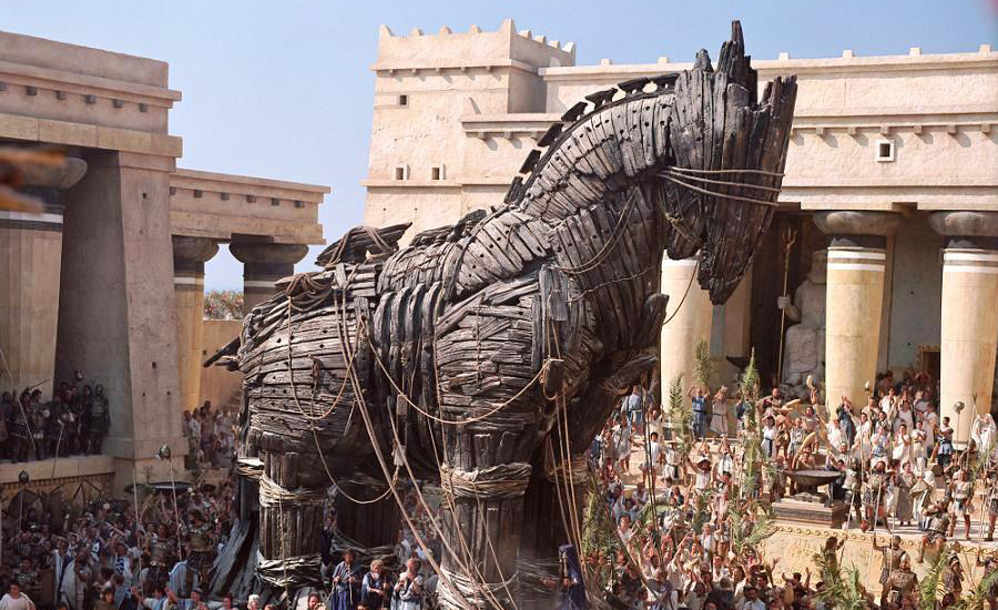 Imagen del caballo de Troya
