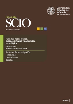 Número 26 de diciembre de 2024, de la revista de filosofía Scio