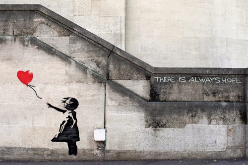 Obra callejera de Banksy