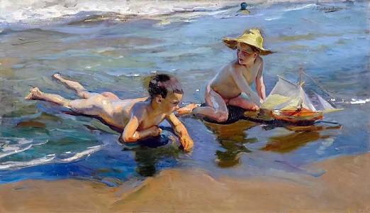 Representación de Sorolla de la figura humana