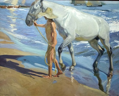 Dominio de la representación de la figura humana por Sorolla