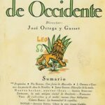 Diseño de portada de la Revista de Occidente, 1