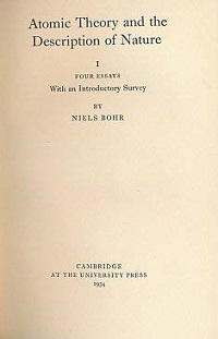 N. Bohr (1931). La teoría atómica y la descripción de la naturaleza