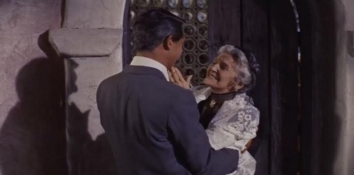 Escena de abuela y nieto en An Affair to remember